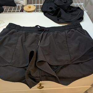 Women's Black Lululemon Shorts